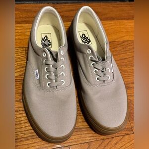 Vans Men's Taupe Canvas Sneakers Size 11.5